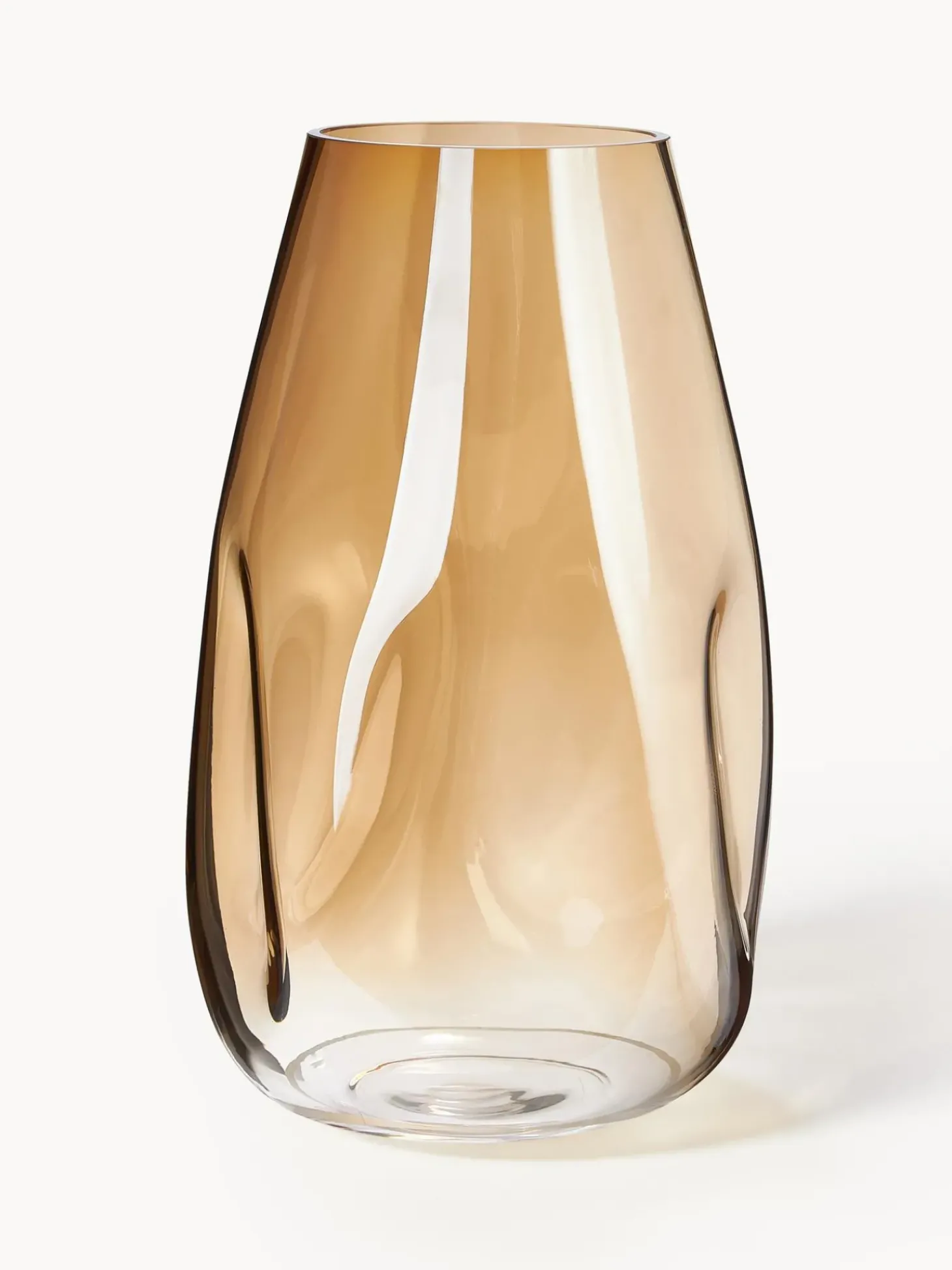 Vaso Grande In Vetro Soffiato Luster