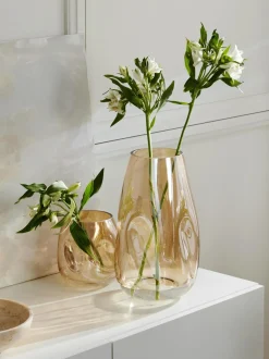 Vaso Grande In Vetro Soffiato Luster