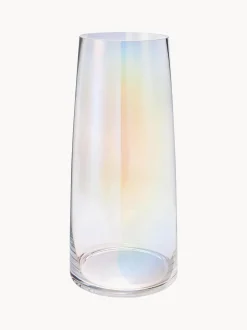 Vaso Grande In Vetro Soffiato Iridescente Myla