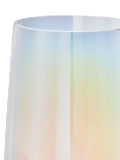 Vaso Grande In Vetro Soffiato Iridescente Myla