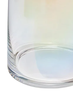 Vaso Grande In Vetro Soffiato Iridescente Myla