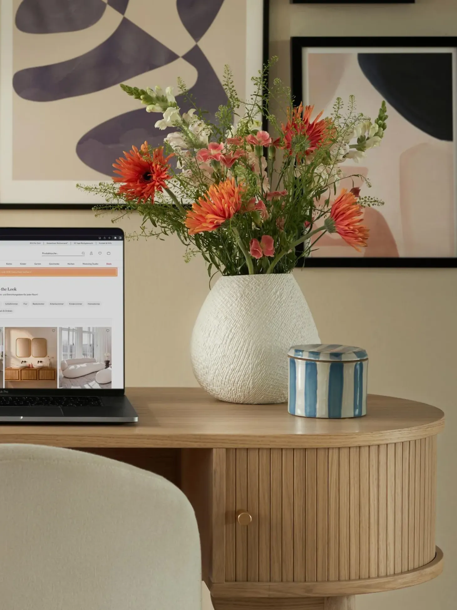 Vaso In Ceramica Fatto A Mano Wendy