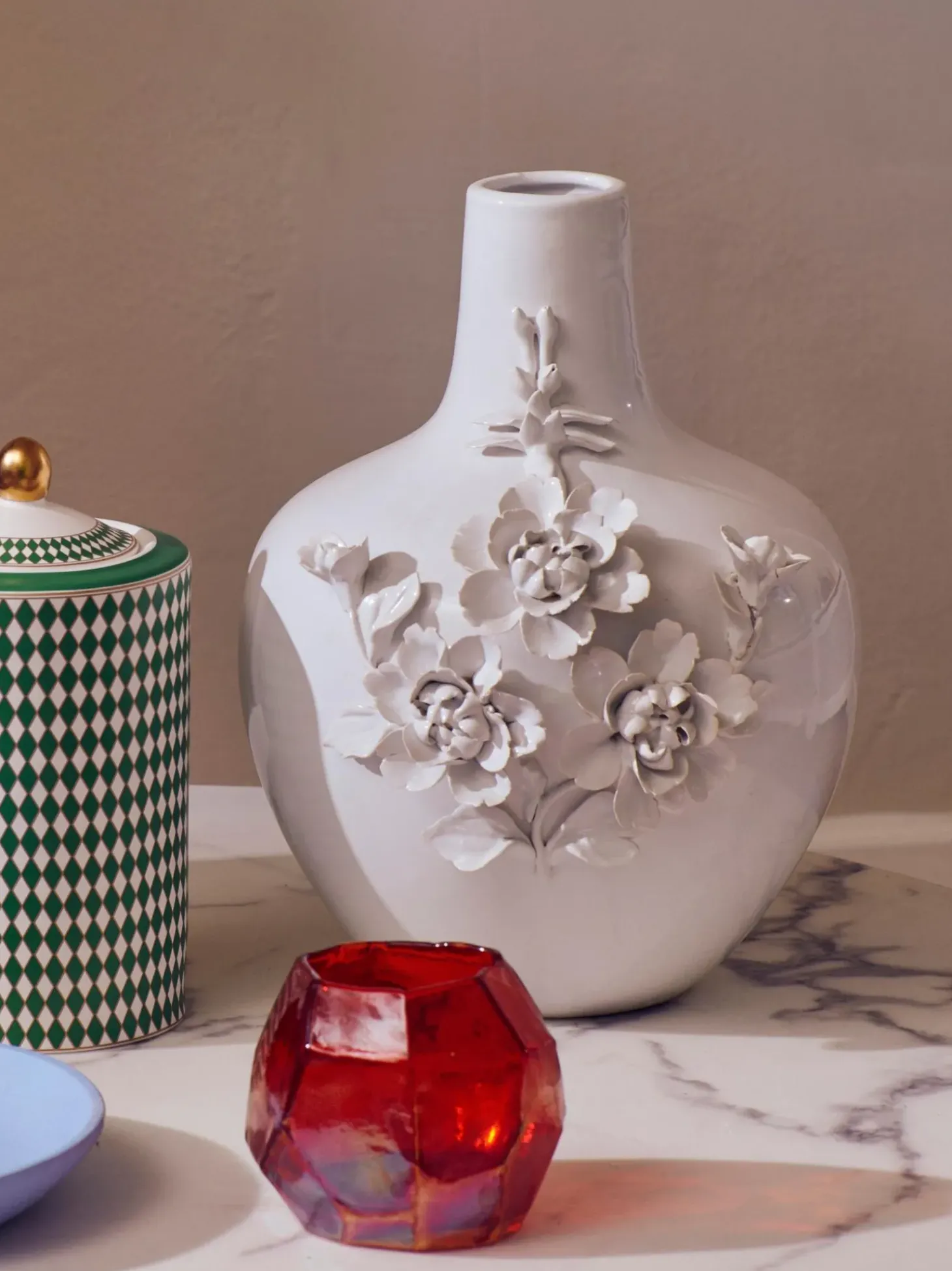 Vaso In Porcellana Di Design Rose