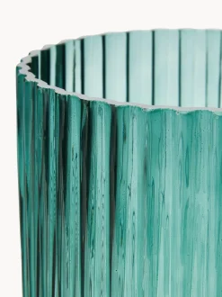 Vaso In Vetro Con Base In Metallo Lene