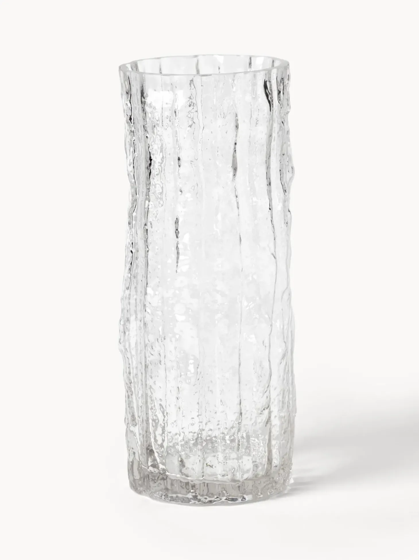 Vaso In Vetro Dalla Superficie Strutturata Elli