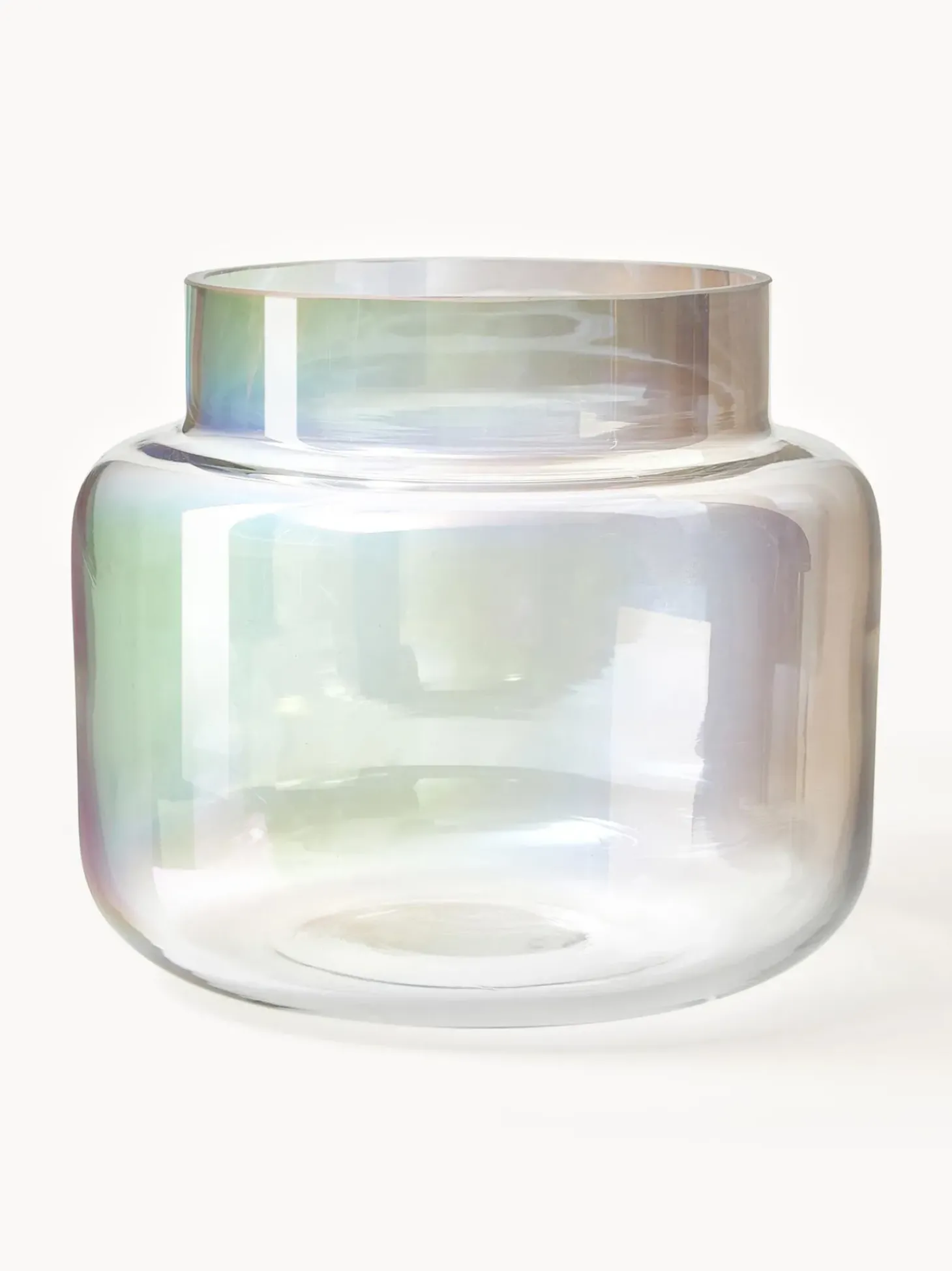 Vaso In Vetro Iridescente Lasse