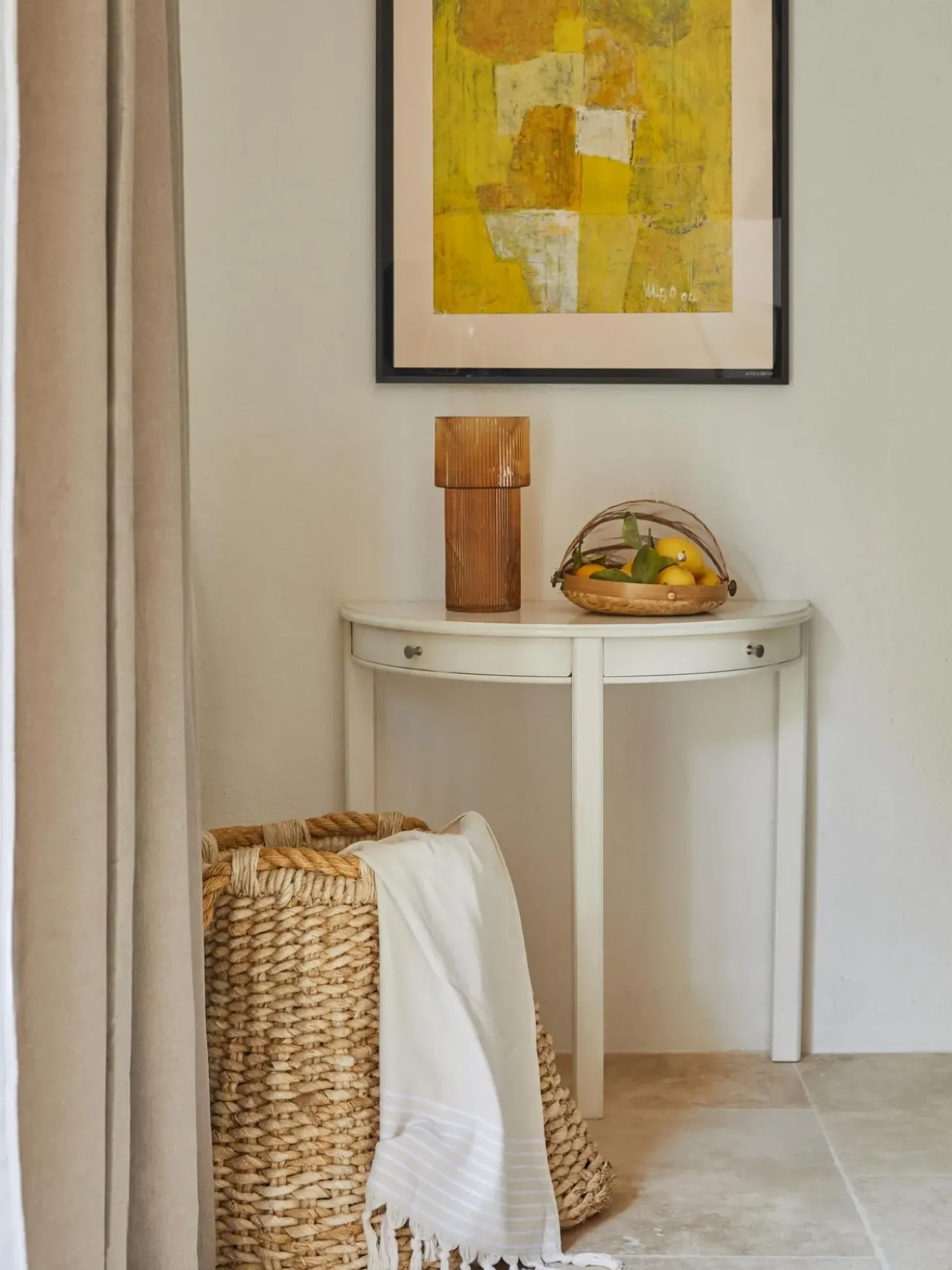 Vaso In Vetro Rigato Lija