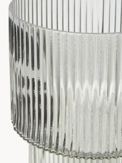 Vaso In Vetro Rigato Lija