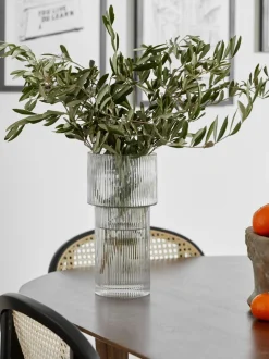 Vaso In Vetro Rigato Lija