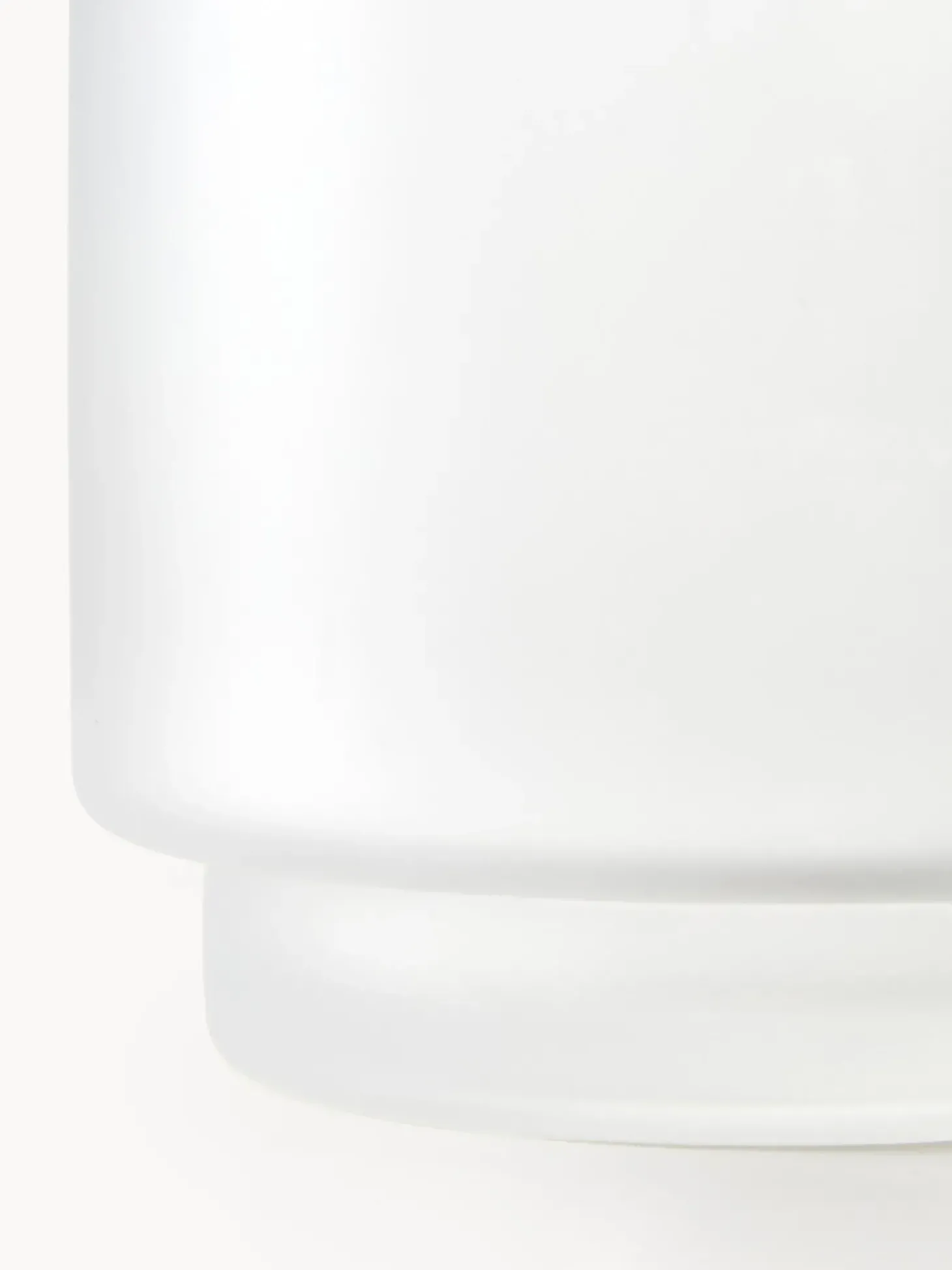 Vaso In Vetro Soffiato Con Sfumatura Milky