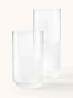 Vaso In Vetro Soffiato Con Sfumatura Milky