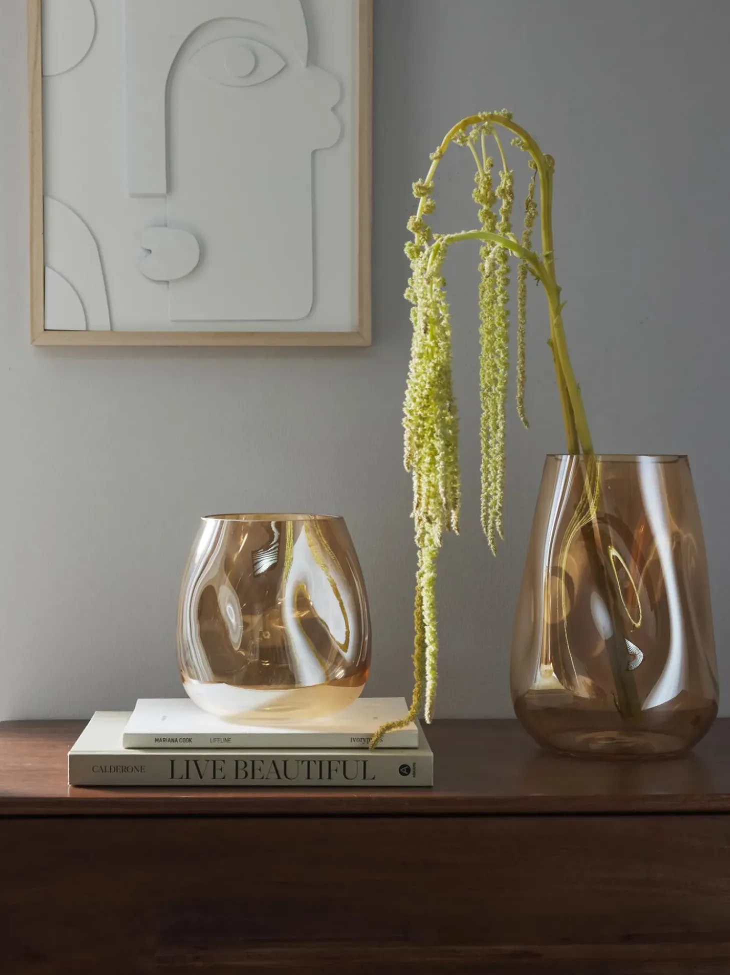 Vaso In Vetro Soffiato Luster