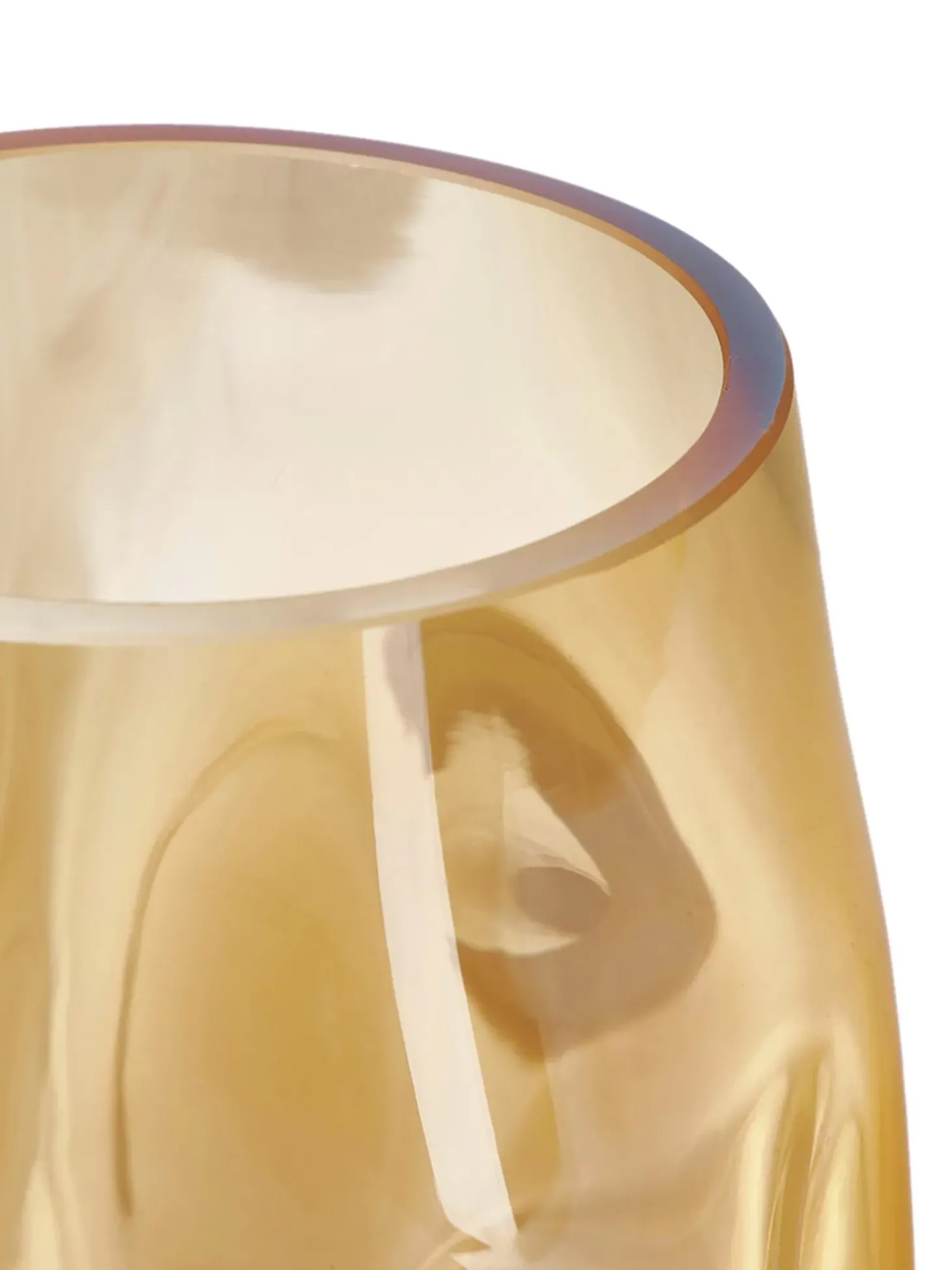 Vaso In Vetro Soffiato Luster