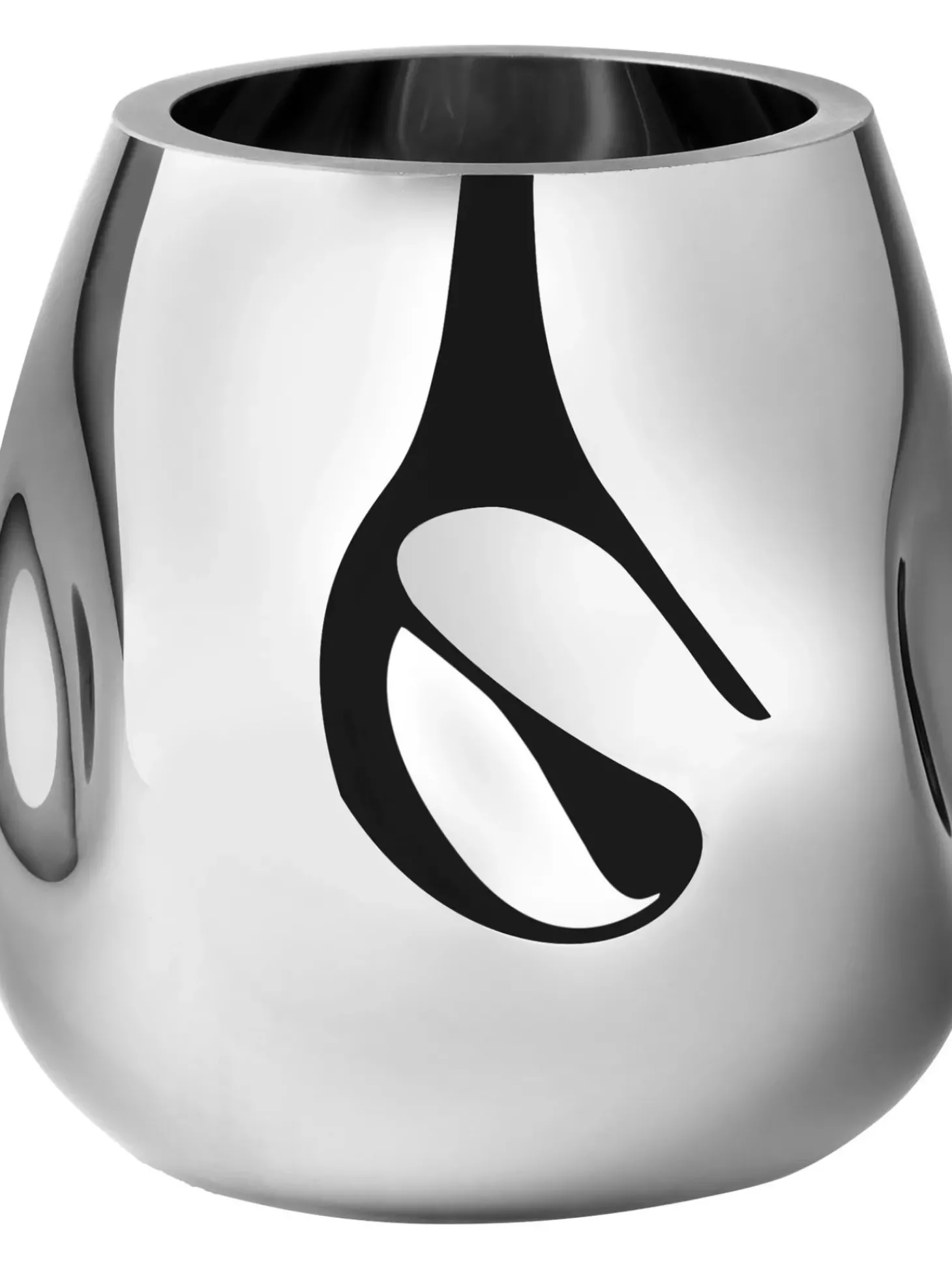 Vaso Piccolo In Vetro Soffiato Mirror