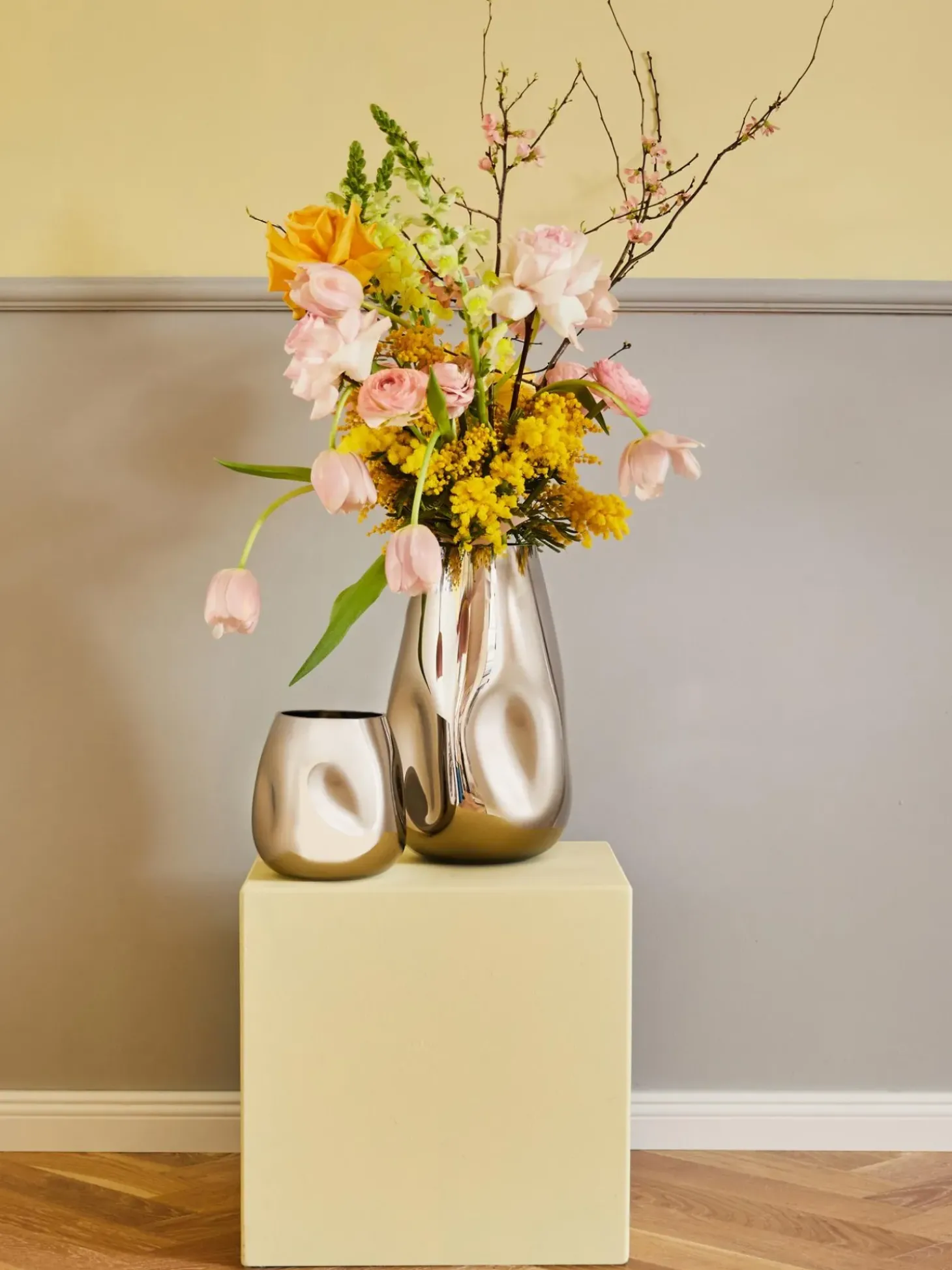 Vaso Piccolo In Vetro Soffiato Mirror