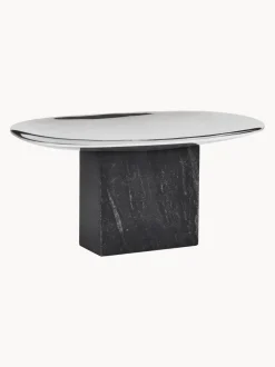 Vassoio Decorativo Con Base In Marmo Sapoto