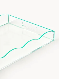 Vassoio Decorativo Con Bordo Ondulato Elsa