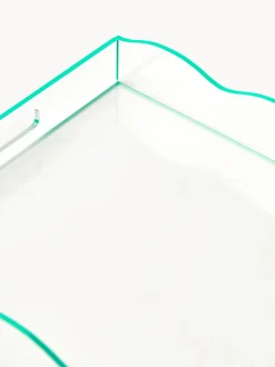 Vassoio Decorativo Con Bordo Ondulato Elsa