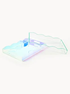 Vassoio Decorativo Con Bordo Ondulato Elsa