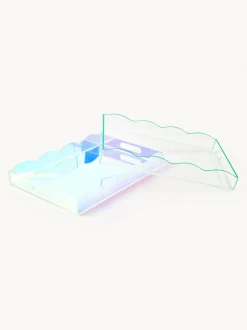 Vassoio Decorativo Con Bordo Ondulato Elsa