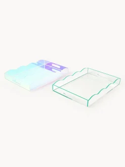 Vassoio Decorativo Con Bordo Ondulato Elsa