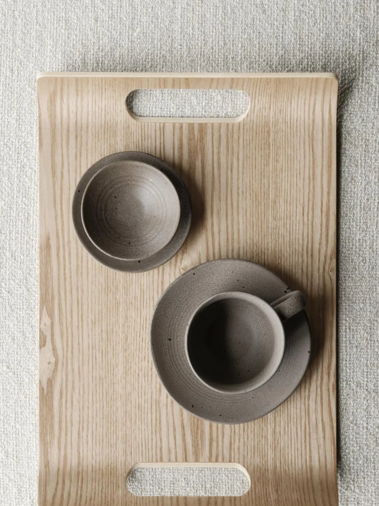 Vassoio Decorativo In Legno Wilo, Larg. 36 Cm