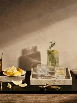 Vassoio Decorativo Piccolo In Marmo Venice