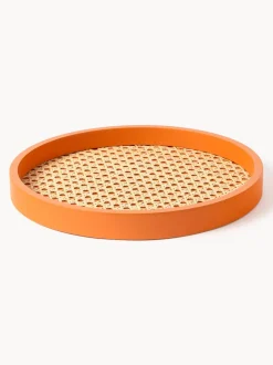 Vassoio Rotondo Decorativo Con Intreccio Viennese Carina