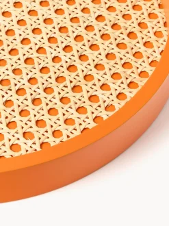 Vassoio Rotondo Decorativo Con Intreccio Viennese Carina