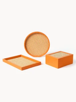 Vassoio Rotondo Decorativo Con Intreccio Viennese Carina