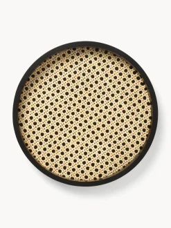 Vassoio Rotondo Decorativo Con Intreccio Viennese Carina