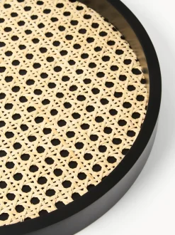 Vassoio Rotondo Decorativo Con Intreccio Viennese Carina