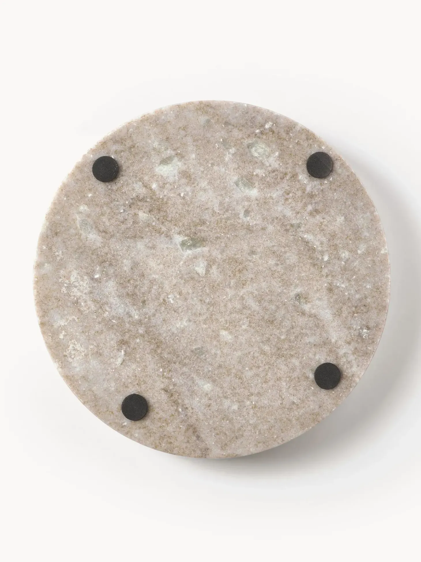 Vassoio Rotondo Decorativo In Marmo Venice