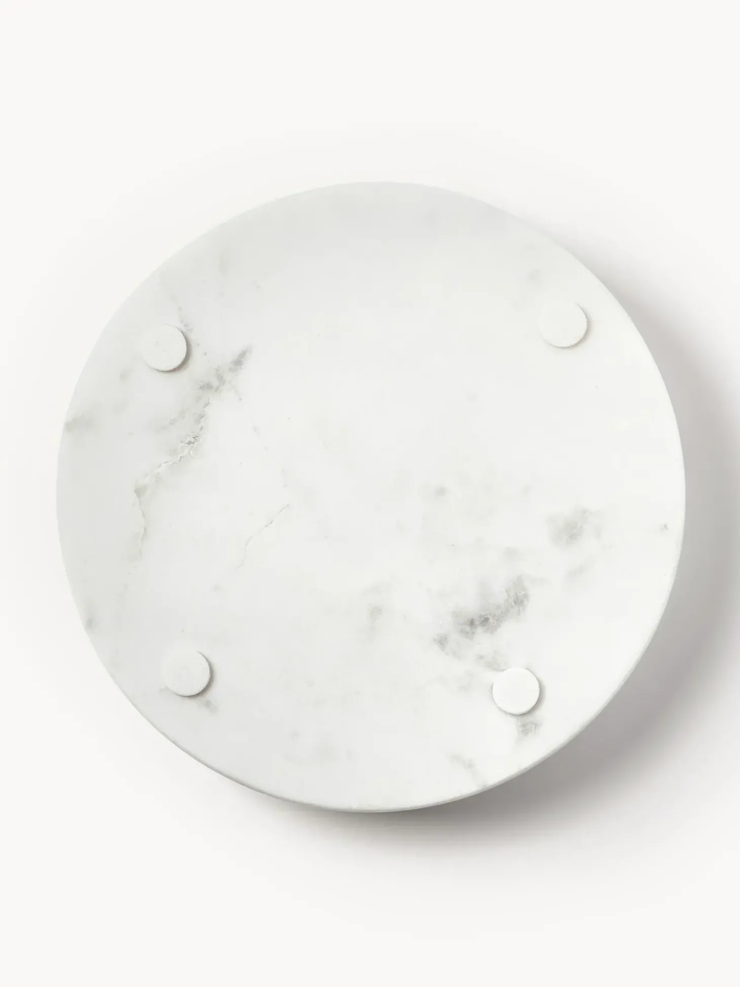 Vassoio Rotondo Decorativo In Marmo Venice