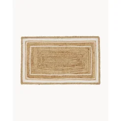 Zerbino In Juta Tessuto A Mano Clover*Westwing Collection Sale