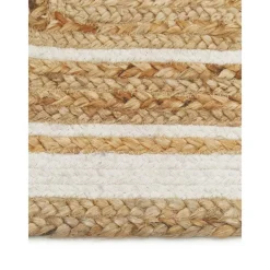 Zerbino In Juta Tessuto A Mano Clover*Westwing Collection Sale