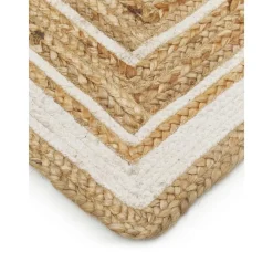 Zerbino In Juta Tessuto A Mano Clover*Westwing Collection Sale